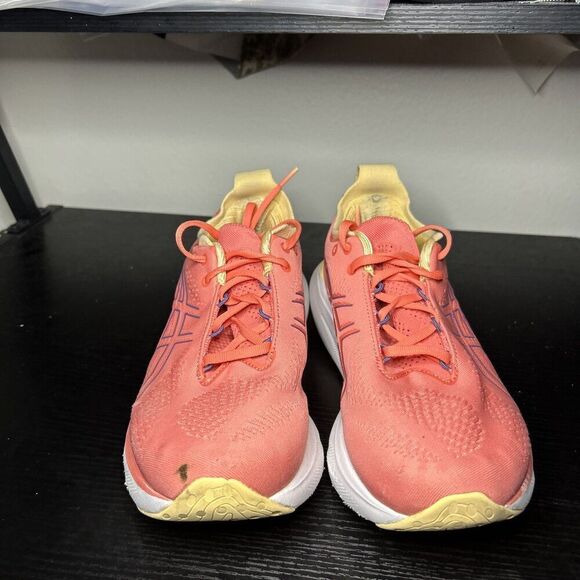 Asics Gel Nimbus 25 Women’s Size 9 Pink Running Shoes Sneakers - Picture 5 of 14